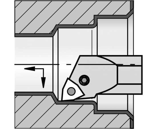 Державка токарная S25R-PWLNR08 NORGAU 020044306 – изображение 3