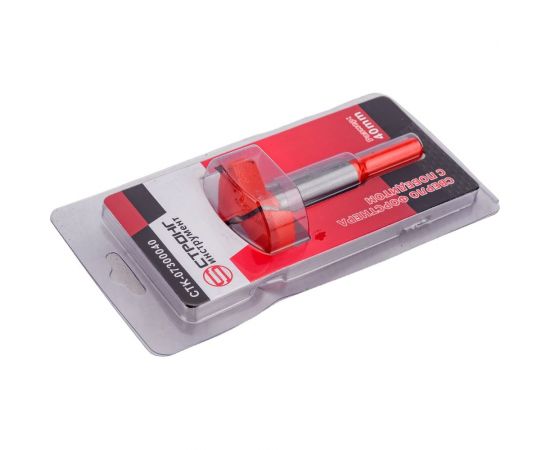 Фреза Форстнера по дереву с победитовыми напайками 40 мм Strong СТK-07300040 – изображение 3