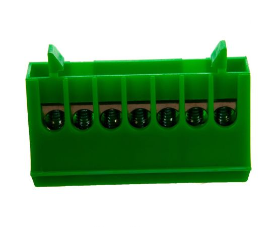 Шина TDM ""N"" нулевая, в изоляторе, на DIN-рейку, 6x9мм, 7 групп, SQ0801-0082 – изображение 3