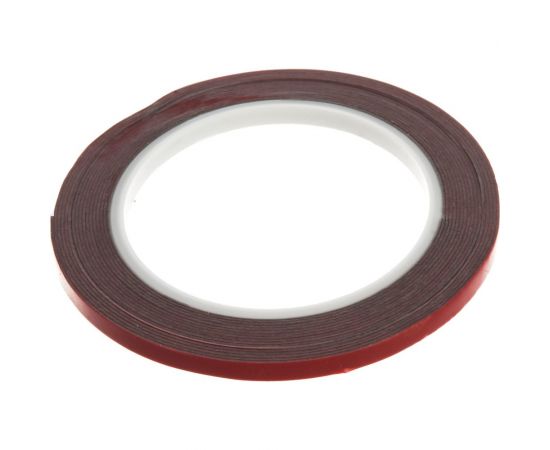 Пеноакриловая двусторонняя лента RoxelPro толщина 0,8 мм, 6ммх5м, серая 512311 – изображение 3