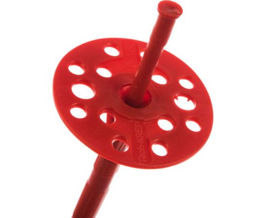 Дюбель для теплоизоляции с пластиковым гвоздём 10х180, 50шт - пакет Tech-Krep 101713 – изображение 3