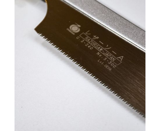 Японская обушковая пила Mikitool Gyokucho Dozuki A 240 мм, шаг 1,5 мм, деревянная рукоять М00020325 – изображение 4