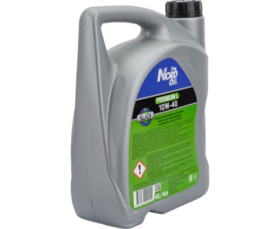 Моторное масло NORD OIL Premium L 10W-40 SL/CF, 4л NRL030 – изображение 4
