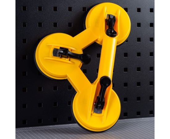 Присоска для стекла DELI DL-XP23 тройная, диаметр присосок 3x118мм, всасывание 120кг 104578 – изображение 5