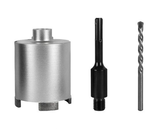 Коронка алмазная Профи по бетону 72 мм, SDS-plus, безударная, 4 сегмента высотой 10 мм ПРАКТИКА 908-245 – изображение 5