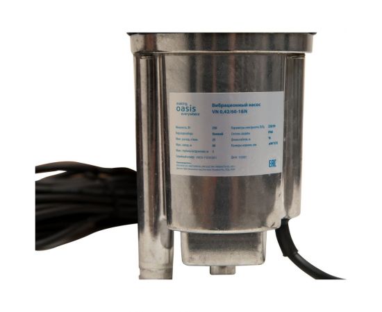 Вибрационный насос Oasis VN 0,42/60-16 4670004378137 – изображение 6
