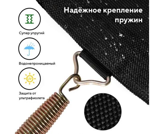 Батут с защитной cеткой Perfetto Sport PREMIUM MOVING 10"", диаметр 3 м, зеленый СГ000005557 – изображение 9