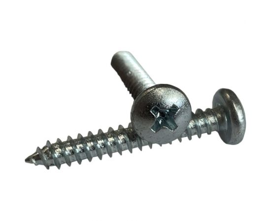 Саморез ZAMETAL 3,9х32 с полукруг. гол., крест. шлиц, DIN 7981, оц., 1000 шт ZA101715 