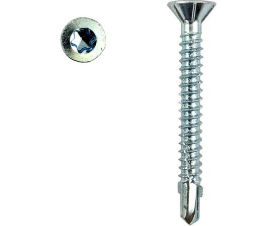 Шуруп для крепления дерева к металлу Rusconnect CWM4850 потай., 4,8x50 мм, TORX 25, 200 шт. 314850 