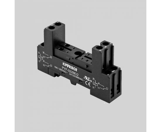 Монтажная колодка KIPPRIBOR PYF-022BE/2 12A при 300V AC, артикул 00000078975 