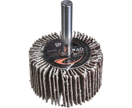 Круг лепестковый радиальный 40x20 мм, P40 FASTER TOOLS 4375 