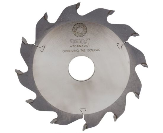 Диск пильный пазовый (150x30x4/3; Z=12) PROCUT 741.1503004K 