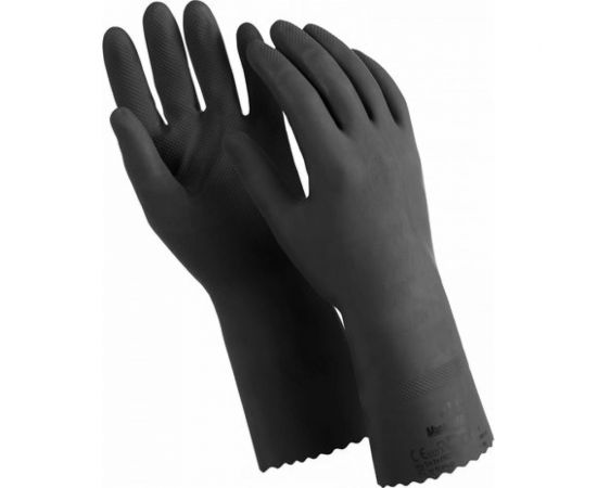 Двухслойные перчатки MANIPULA КЩС-1, размер 10, черные L-U-03 605828 