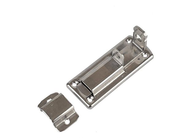 Плоский легкий засов ALDEGHI LUIGI SPA 85x27 мм, нержавеющая сталь 214IN08 