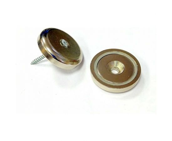 Магнитное крепление с зенковкой Проф-магнит А32, сцепление 25 кг, 2 шт. PMYP-A-32 