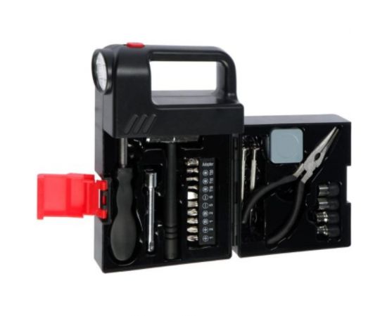 Набор инструментов ТУНДРА подарочный пластиковый кейс ""Фонарь"", 21 предмет 5084193 