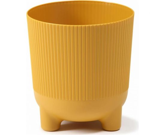 Кашпо на ножках LAMELA Sp.z o.217 ARIA jumper 16х17.5 см, горчичное 066172 