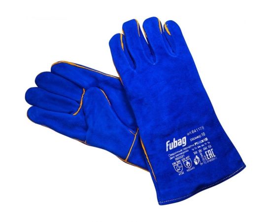 Сварочные краги на подкладке FUBAG FWGN 10B синие 641178 