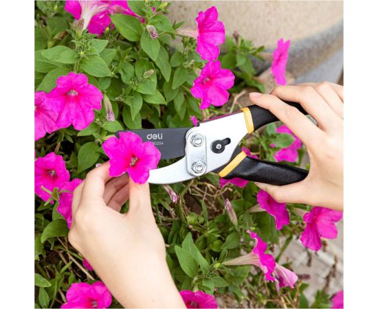 Универсальный садовый секатор DELI DL580204 200 мм, сталь 55С, тефлон, уплотнённая противоскользящая ручка 98486 – изображение 12