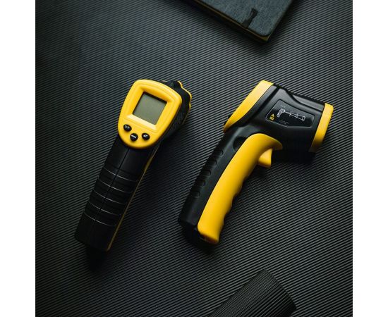 Инфракрасный термометр DELI dl333380 диапазон измерения -30С до 380°C или -22-716?, LCD дисплей, отклик 0.5с 102968 – изображение 13