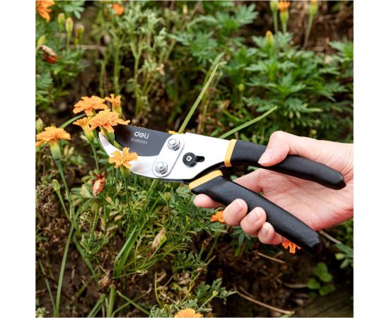 Универсальный садовый секатор DELI DL580204 200 мм, сталь 55С, тефлон, уплотнённая противоскользящая ручка 98486 – изображение 13