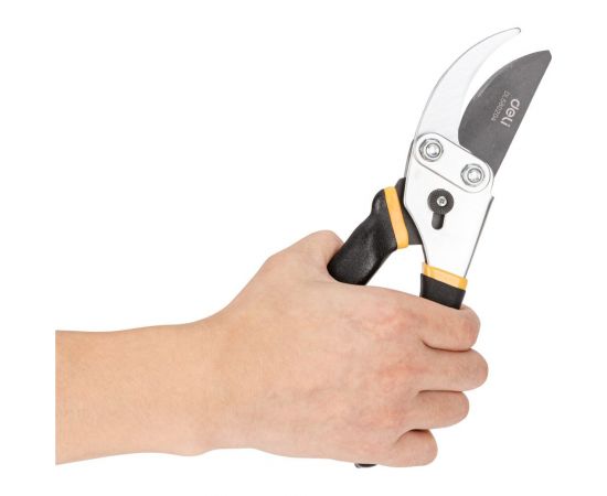 Универсальный садовый секатор DELI DL580204 200 мм, сталь 55С, тефлон, уплотнённая противоскользящая ручка 98486 – изображение 16