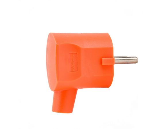 Угловая кабельная вилка с защитным контактом и 2-й системой заземления ABL CEE7/VII,16A 2P+E 250V, 1107170 – изображение 2