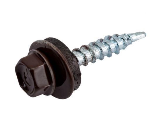 Cамосверлящий винт HARDWEX ТМ HWX2-W-P5-4.8x28 мм, св.№1, RAL 8017, 250 шт. 5190000001871 – изображение 2