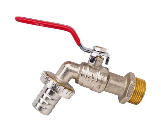 Водозаборный кран AV Engineering со штуцером 3/4" никелированный AVE166034 – изображение 2