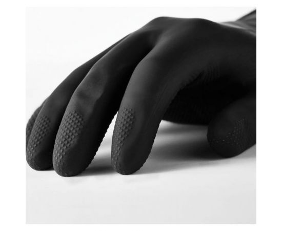 Двухслойные перчатки MANIPULA КЩС-1, размер 10, черные L-U-03 605828 – изображение 2