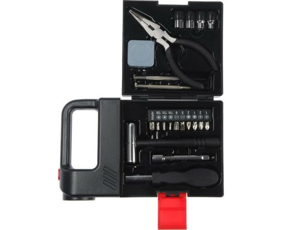 Набор инструментов ТУНДРА подарочный пластиковый кейс ""Фонарь"", 21 предмет 5084193 – изображение 2