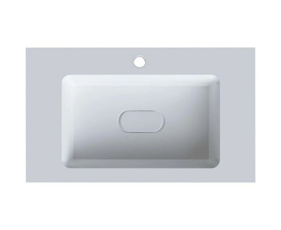 Полувстраиваемая раковина для ванной uperwood Modul_80 см, прямоугольная 2911020340 – изображение 2