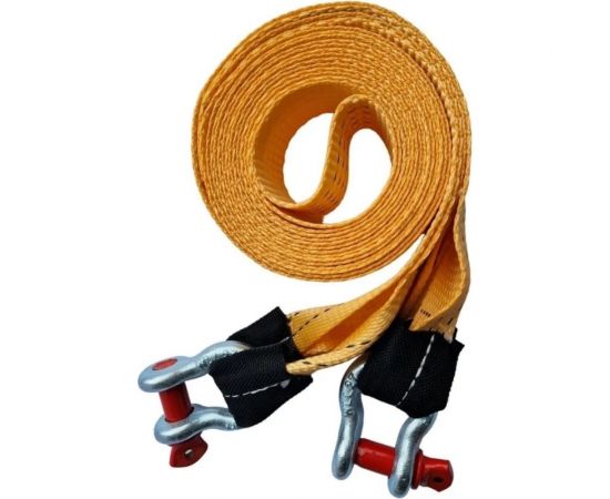 Буксировочный трос Avto Vins 12 т, 5 м с шаклами скоба - скоба, для авто до 5 тонн 7033197 – изображение 2