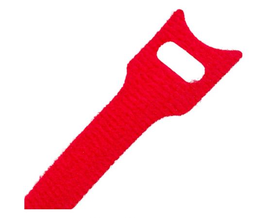 Стяжка-липучка NIKOMAX с мягкой пряжкой, 210x16 мм, красная, 10 шт. NMC-CTV210-16-SB-RD-10 – изображение 2