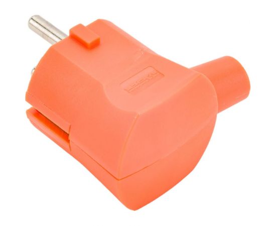 Угловая кабельная вилка с защитным контактом и 2-й системой заземления ABL CEE7/VII,16A 2P+E 250V, 1107170 – изображение 3