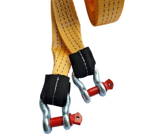 Буксировочный трос Avto Vins 12 т, 5 м с шаклами скоба - скоба, для авто до 5 тонн 7033197 – изображение 3