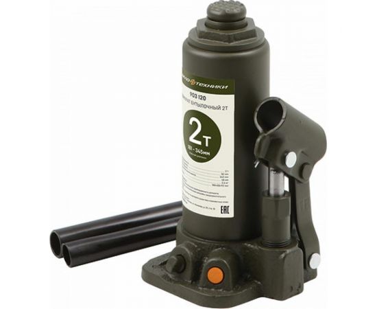 Гидравлический бутылочный домкрат Дело Техники 2 т, 181-345 мм 903120 – изображение 3