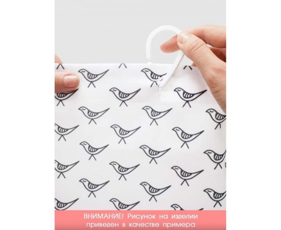 Штора (занавеска) для ванной JoyArty ""Испуганная сова"" из сатена, 180х200 см с крючками, sc_15681 – изображение 3