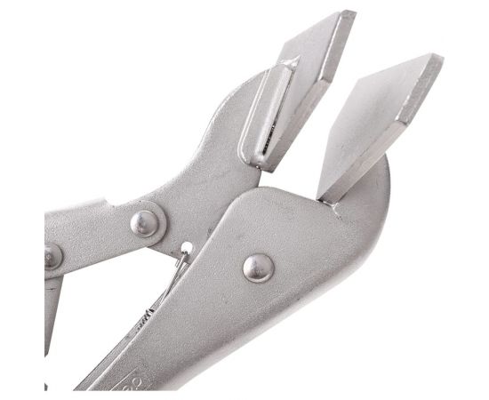 Зажимные клещи DELI dl20016 с плоскими губками с фиксатором 250мм, регулировочный винт, углеродистая сталь 112761 – изображение 4