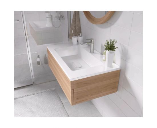 Полувстраиваемая раковина для ванной uperwood Modul_80 см, прямоугольная 2911020340 – изображение 4