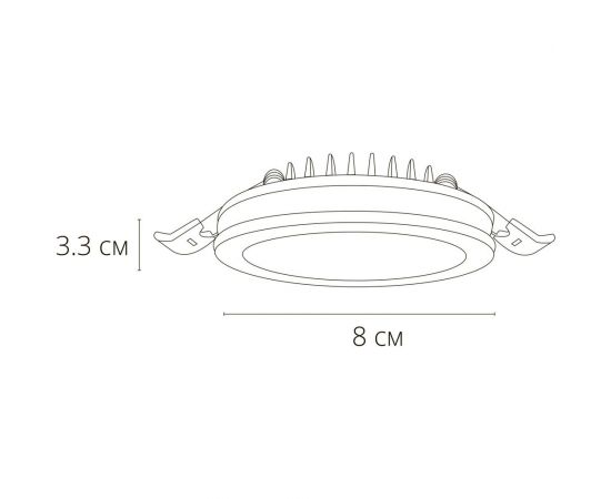 Потолочный светильник ARTE LAMP A8430PL-1WH – изображение 5