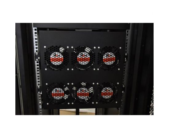 Вентиляторный модуль ЦМО Rem R-FAN, 230V, 1U, вентиляторов: 6, 43 дБ, чёрный R-FAN-6K-1U-9005 – изображение 5