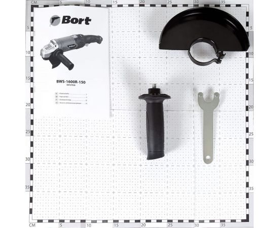 Шлифовальная угловая машина BORT BWS-1600R-150 93727529 – изображение 8