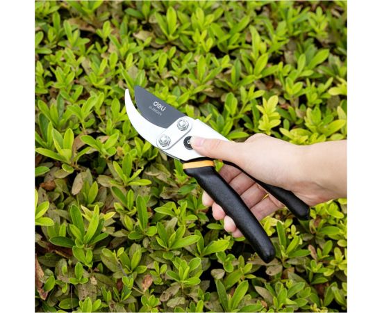 Универсальный садовый секатор DELI DL580204 200 мм, сталь 55С, тефлон, уплотнённая противоскользящая ручка 98486 – изображение 8