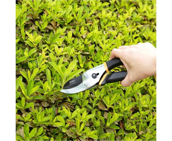 Универсальный садовый секатор DELI DL580204 200 мм, сталь 55С, тефлон, уплотнённая противоскользящая ручка 98486 – изображение 10