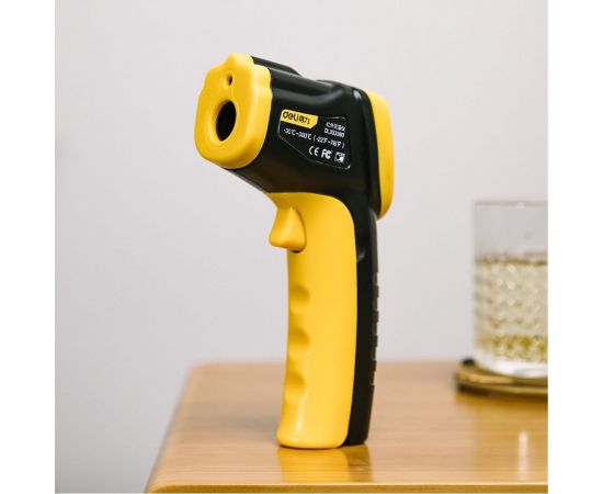 Инфракрасный термометр DELI dl333380 диапазон измерения -30С до 380°C или -22-716?, LCD дисплей, отклик 0.5с 102968 – изображение 10