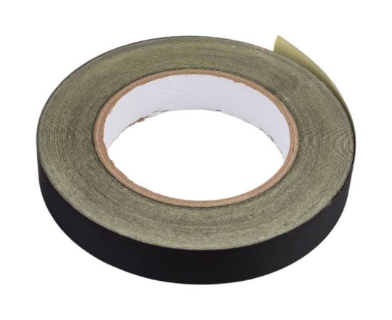 Ацетатная тканевая клейкая лента ZeepDeep ширина 20 мм, черный 805547 