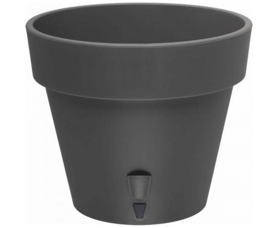 Горшок SANTINO Латина 9.1 л, антрацит, 275х230 мм 066482 