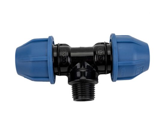 ПНД Тройник Rvc наружная резьба 20x1/2 UNIO/ 12594 