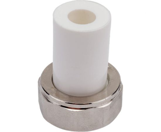 Штуцер с накидной гайкой RTP евроконус, ppr, 20x3/4, белый 28193 